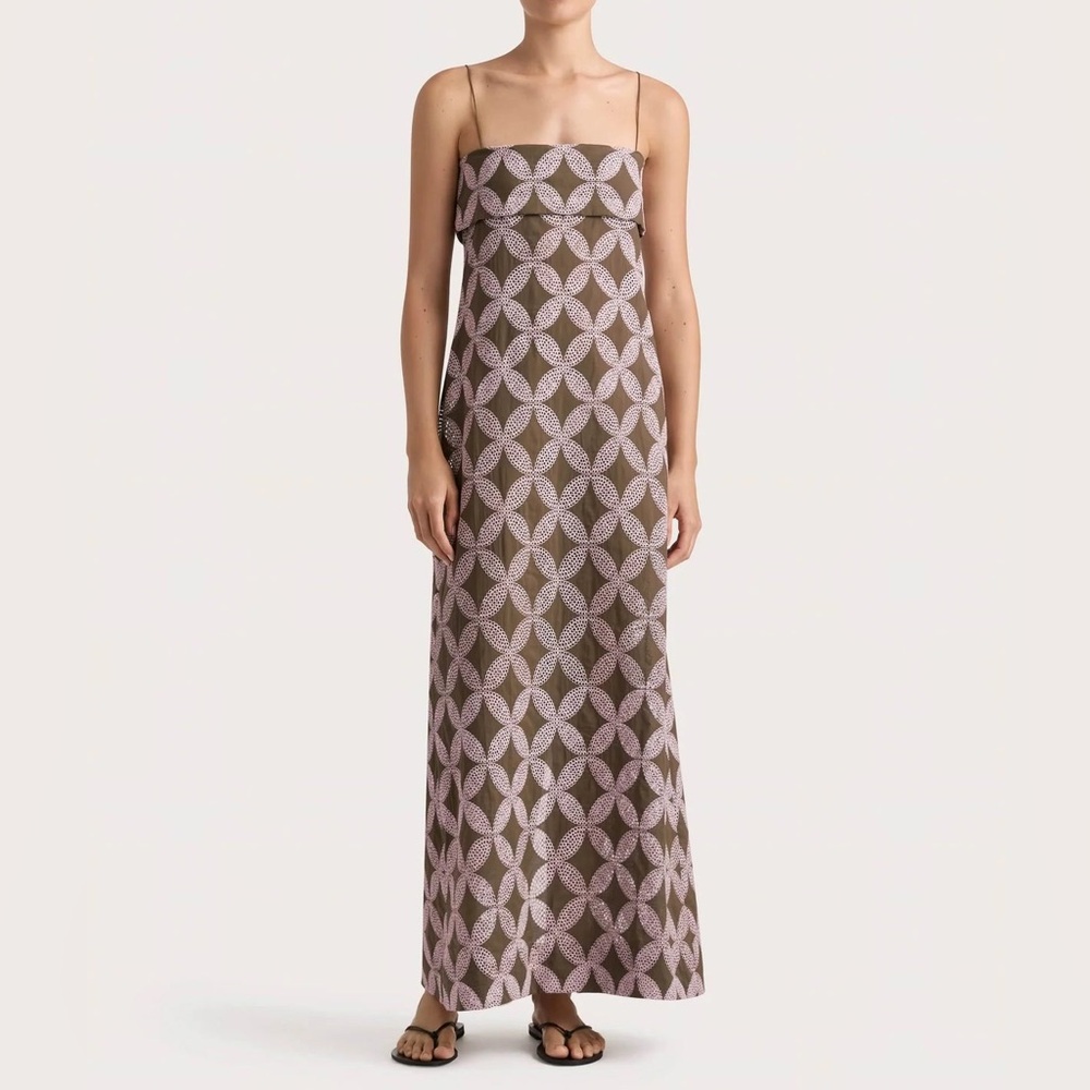 Faithfull the Brand Bea Dress Cocoa Blush